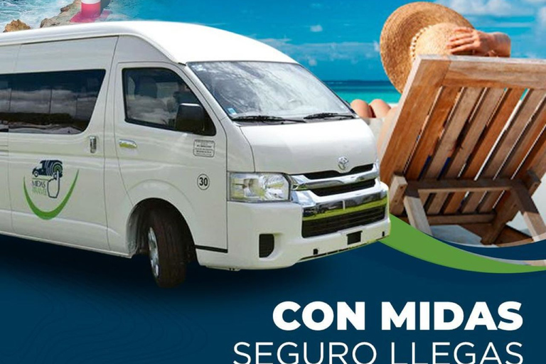 One-Way or Round Trip Airport Transfer to Puerto MorelosOne-Way Cancun Airport Transfer to Puerto Morelos