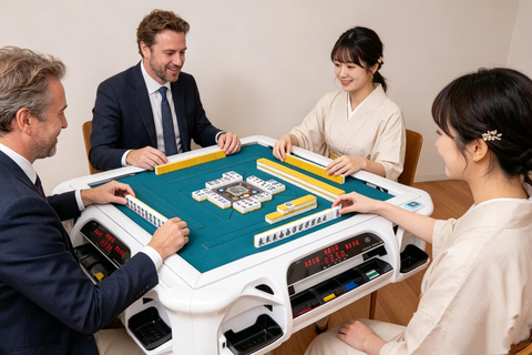 Osaka Kuromon: Japanese Mahjong Experience with Instructor Shared