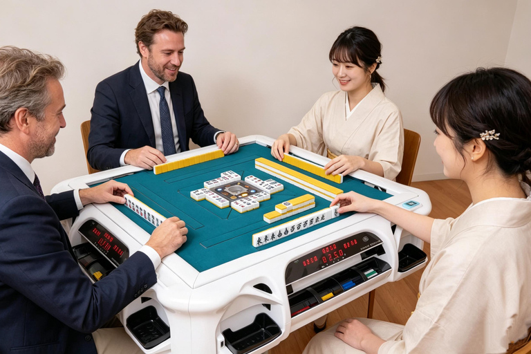 Osaka Kuromon: Japanese Mahjong Experience with Instructor Shared