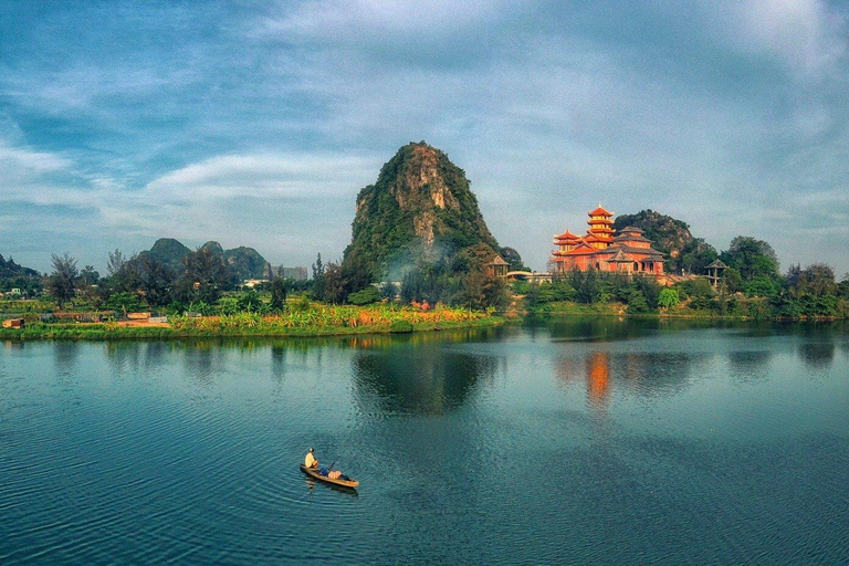 Marble Mountain and Linh Ung Pagoda from Hoi An/ Da Nang From Da Nang