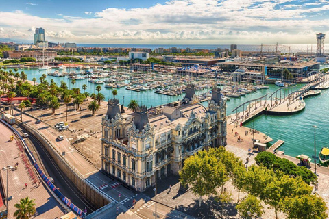 Privat rundtur i Barcelona: Sagrada Familia och höjdpunkterBarcelonas privata mellanlandningstur: Sagrada Familia och höjdpunkter