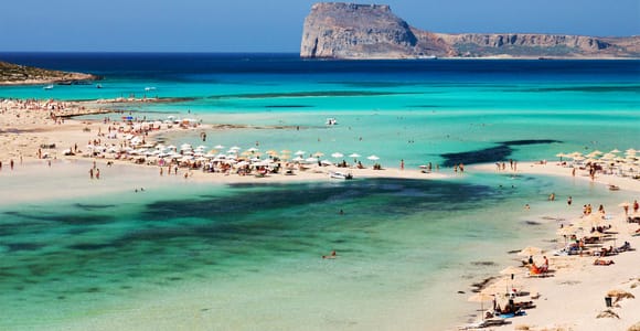 Chania Gebiete/Kalyves:Gramvousa Insel & Balos,Boat Tkt Extra