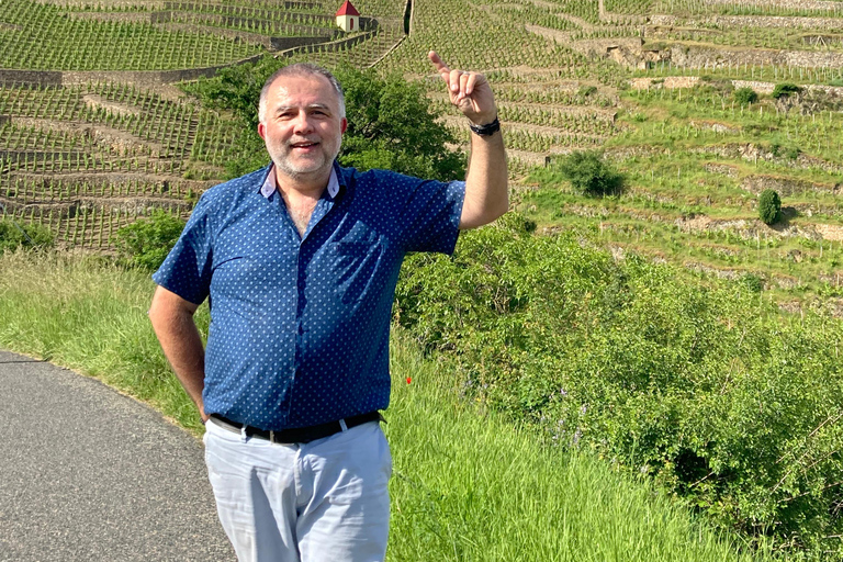 DUO FÖRÄLDRAR BARN VIN CÔTE-RÔTIE TUR BESÖK