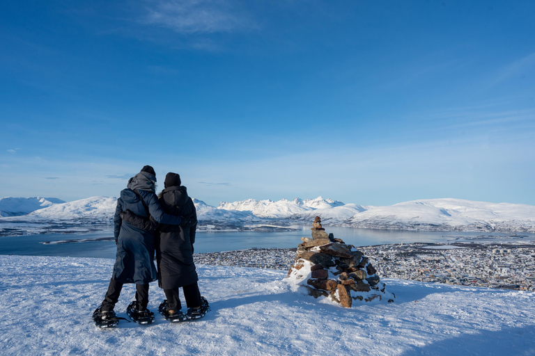 Tromsø: Wędrówka na rakietach śnieżnych Fjellheisen i przejażdżka kolejką linową w ciągu dnia