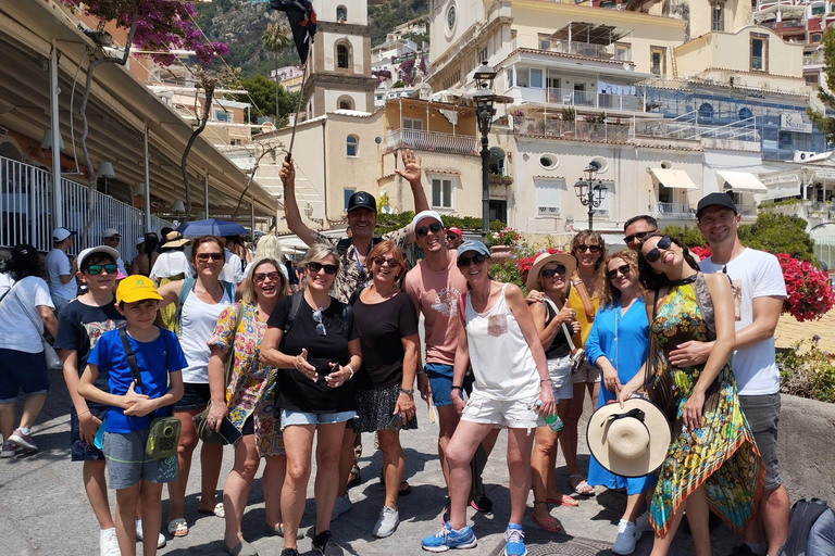 De Nápoles: Viagem de 1 dia a Positano e Amalfi de Ferry