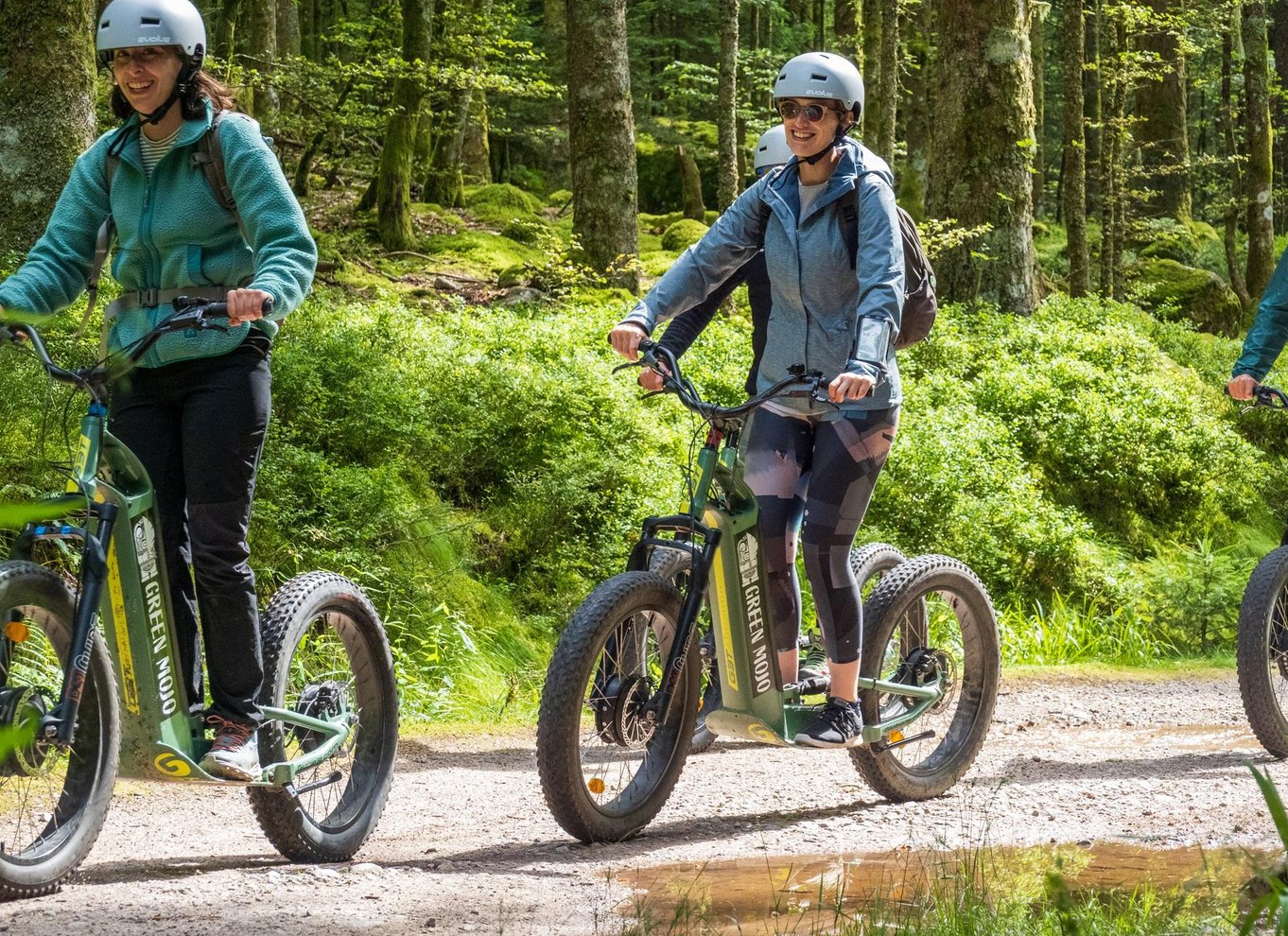 Panoramisk tur i La Bresse på elektrisk løbehjul med aperitif