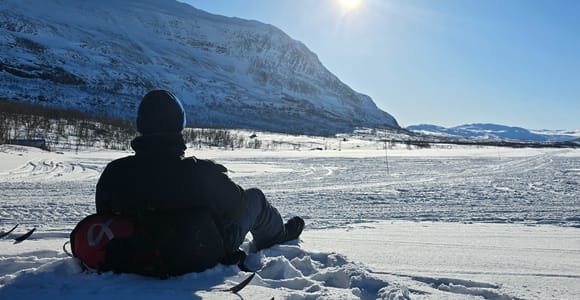 Abisko National Park: Arctic Snowshoe Tour with Cabin Stay
