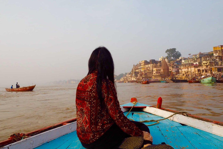 Overnight Varanasi Ganga Aarti, Boat-ride with Sarnath Tour