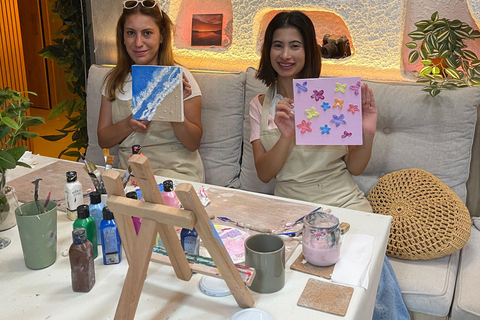 Antalya Relief Technique Canvas Painting Workshop 3D Texture