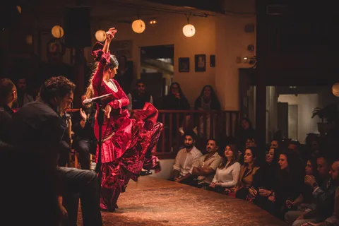 Sevilla: Guidad tur med tapas, vin och flamencoshow