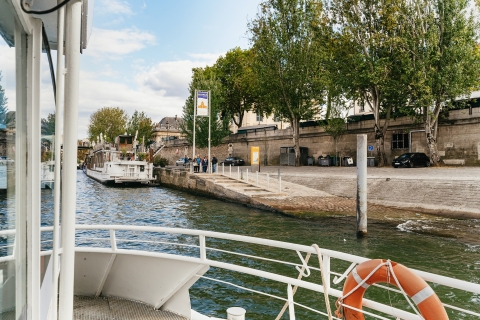 Paris: Seine River Hop-On Hop-Off Sightseeing Cruise Batobus Shuttle Service 1-Day Pass