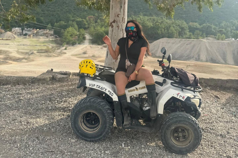 Antalya: Off-Road Quad/Buggy Safari & Hotel Transfer Double Quad: Two People, One Bike