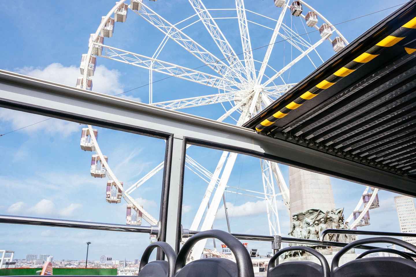 Brussels: Hop-On Hop-Off Bus Tour and Ferris Wheel Combo