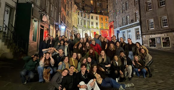 Edinburgh: Bar Crawl with Shots, Nightclub and Live music