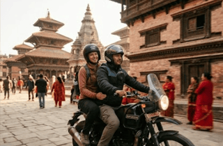 Private Motorradtour durch Kathmandu
