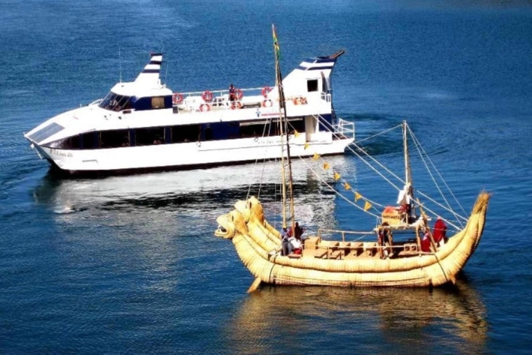 Catamaran op het Titicacameer en bezoek aan Isla del Sol