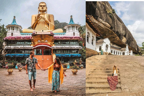 Anuradhapura to Sigiriya with Dambulla Cave Temple Visit