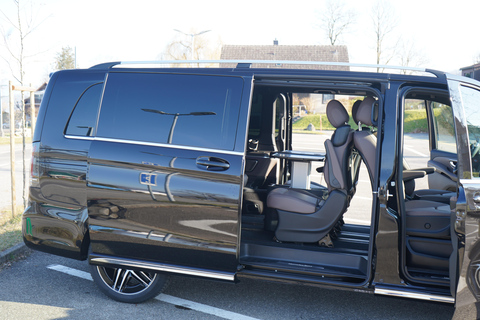 Lucerne: Private Transfer to Geneva with Montreux Stop