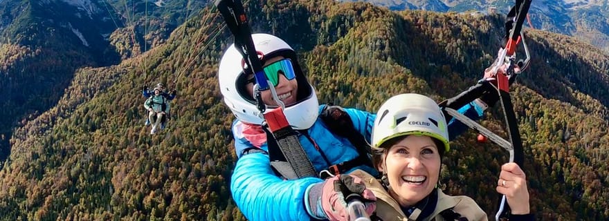 Bohinj : vol en parapente biplace au-dessus du lac de Bohinj