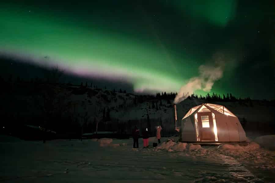 Whitehorse: Polarlichtbeobachtung mit Wild Adventure Yukon. Foto: GetYourGuide
