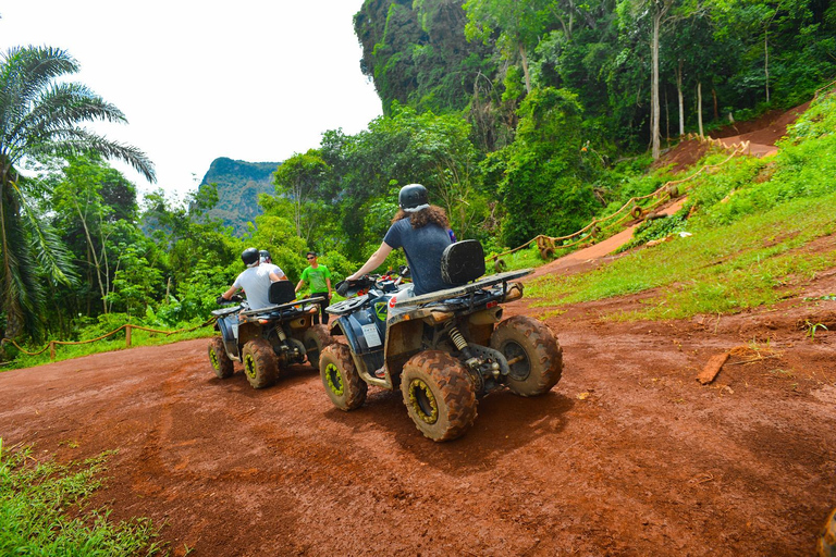 Krabi: Aventura en quad todoterreno en Nature View Point60 minutos en quad con pasajero