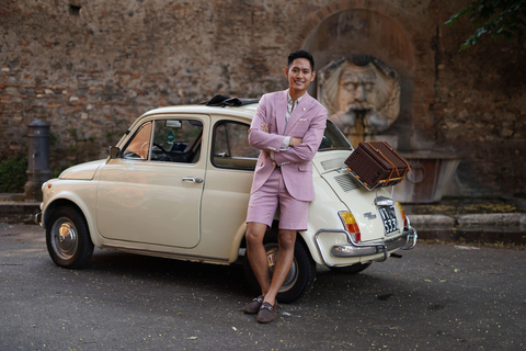 Timeless Rome: A Journey in Fiat 500 or Convertible Fiat 500 Shared Vintage Convertible Fiat 500 experience