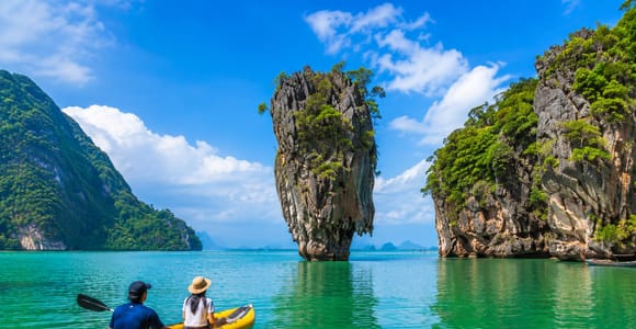 Phuket: James Bond Island & Cave Canoeing Tour by Big Boat
