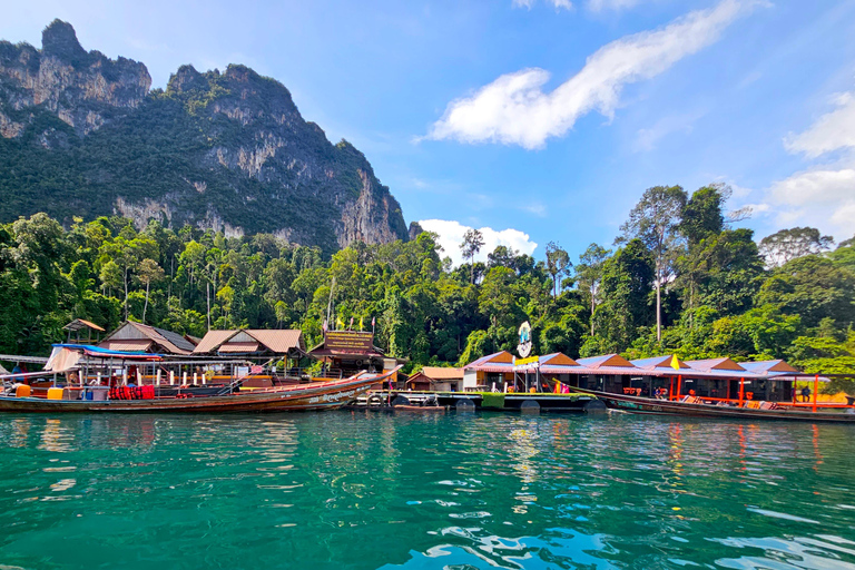 Khao Sok: Private Longtail Boat Tour at Cheow Lan LakeOption 2: 4-Hour Tour with Hotel Pickup and Drop-Off