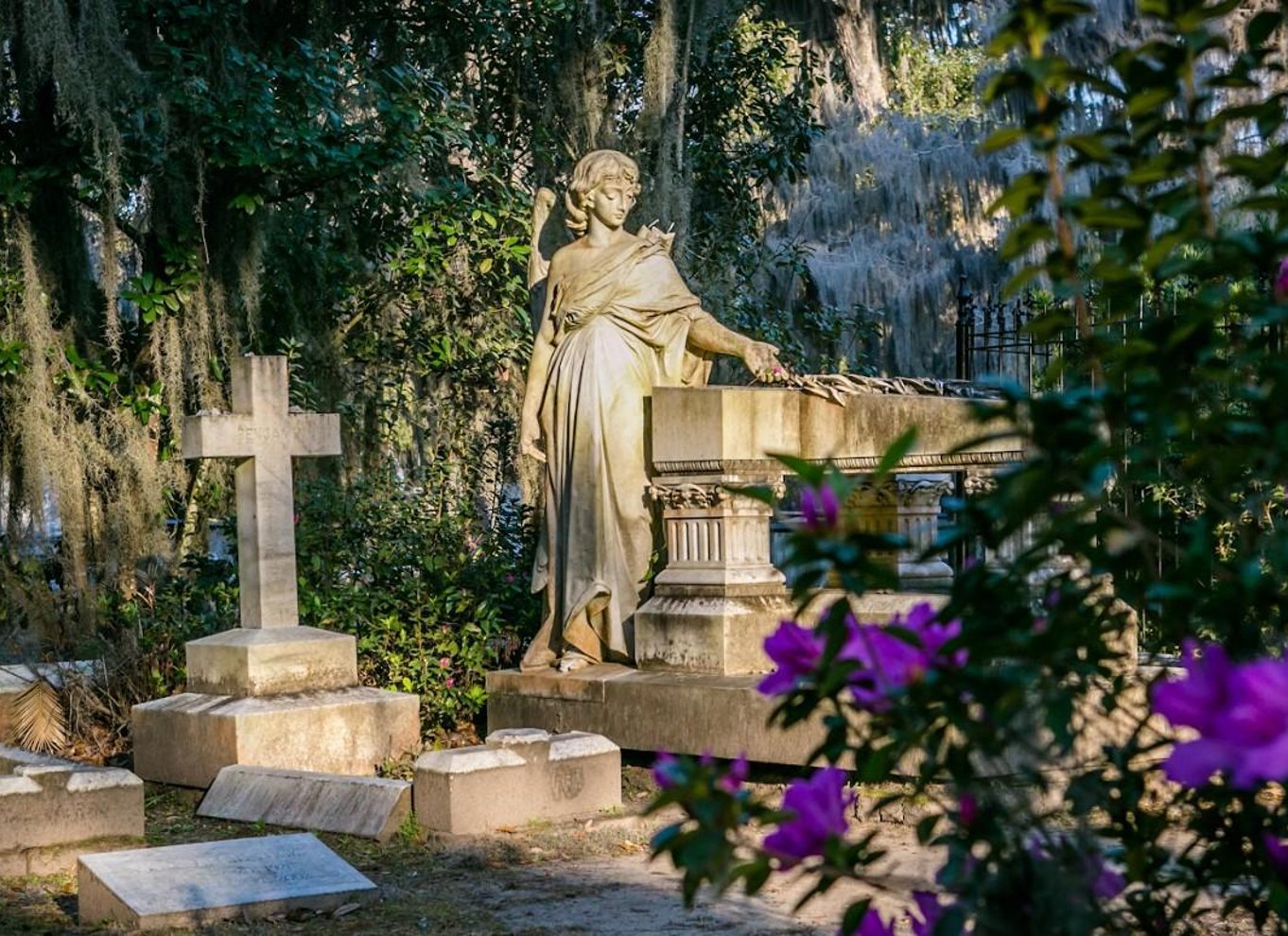Rundvisning på Bonaventure-kirkegården og Wormsloe State Historic Site