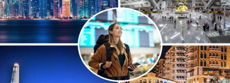 Visite nocturne de Doha depuis l'aéroport de Doha