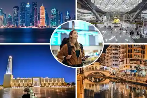 Doha Private Transit Night City Tour vom Flughafen Doha