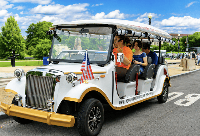 Washington, DC: Guided US History & Monuments Tour by E-Cart