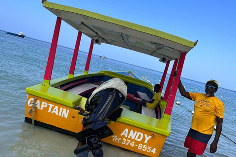 Passeio de barco em Negril 7 Miles Beach e Booby Cay saindo de Montego Bay