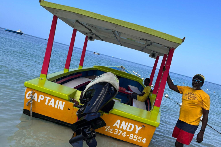 Passeio de barco em Negril 7 Miles Beach e Booby Cay saindo de Montego Bay