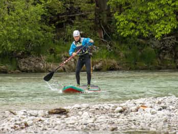 SUP Tour sur la rivière Isar près de Munich