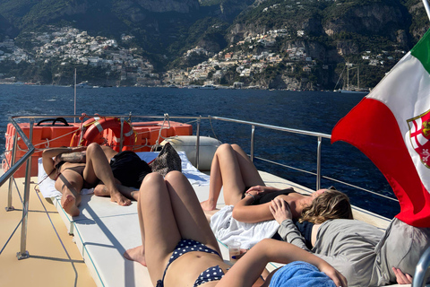 Boat trip from Amalfi: Party boat with music and drinks