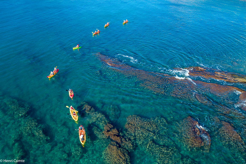 Guided Sea Kayaking Tour in Cap d'Agde – Volcanic Cliffs