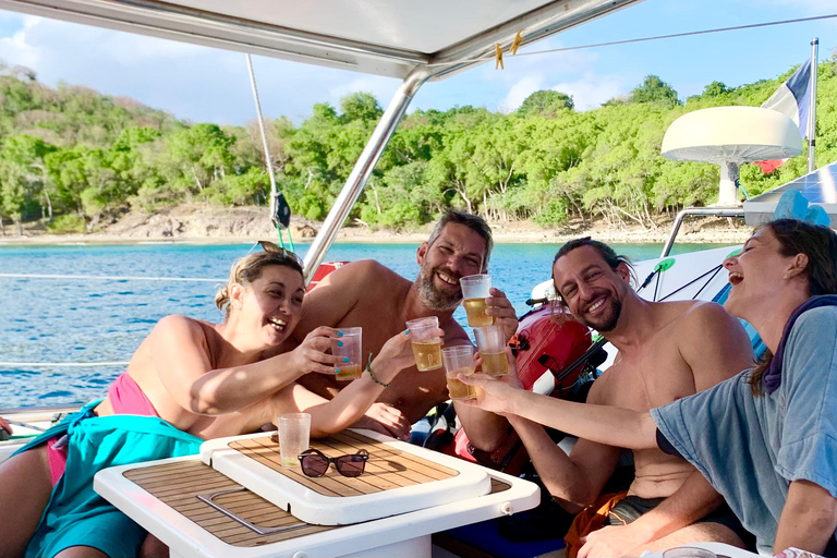 Guadeloupe:half Day on catamaran les Saintes, terre de haut