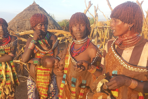 Etiopia Najlepsze 16-dniowe wycieczki, trekking w góry, wulkan, plemiona16 dni góry Simien, depresja Danakil, plemię Omo Vallely