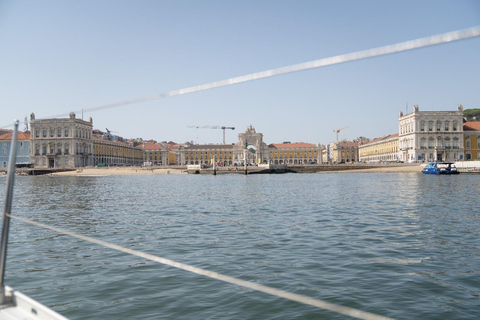 Lisbon: Sunset Sailing with Portuguese Wine and HistoryShared Sunset Tour