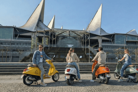 Antwerp: Private Guided City & Port Vespa tour