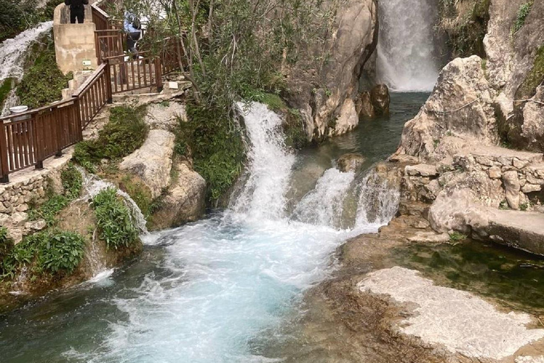 From Alicante: Algar Waterfalls&Privat Transfer&Ticket