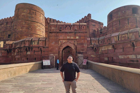 Agra: Half Day Agra Fort & Baby Taj Private Guided Tour Tour from delhi + entry tickets