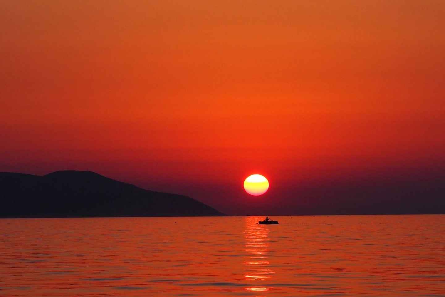 Vlore: Coastline City Sail at Night