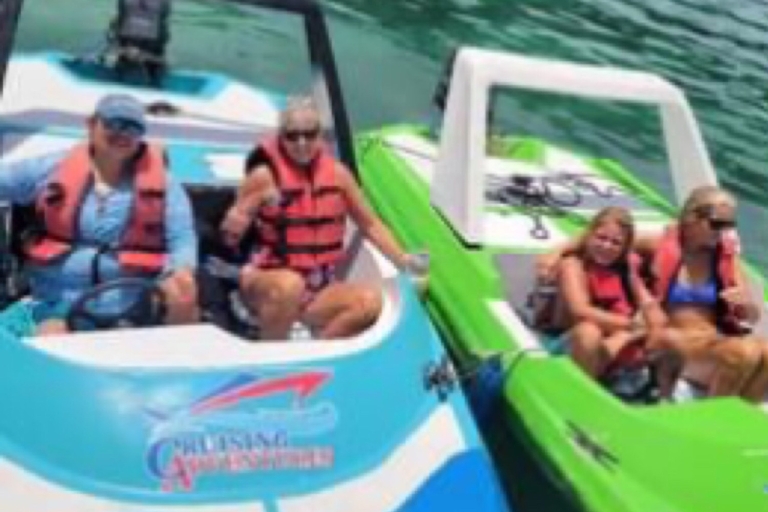 Nassau: zelfrijdende speedboot en begeleide ATV-tour + gratis lunch1 uur jetski- en 4 uur ATV-verhuur