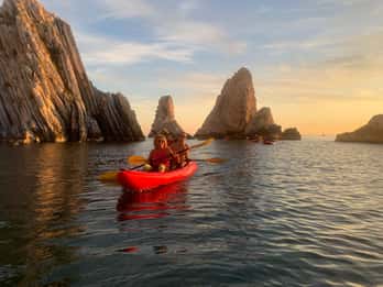 Portonovo: Sunrise Canoe Tour with Breakfast