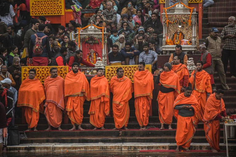 From Delhi: Private Rishikesh and Haridwar Day Tour by Car Private Rishikesh and Haridwar Same Day Tour with Guide