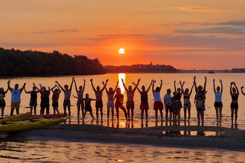 Belgrade: Sunset Kayak Tour