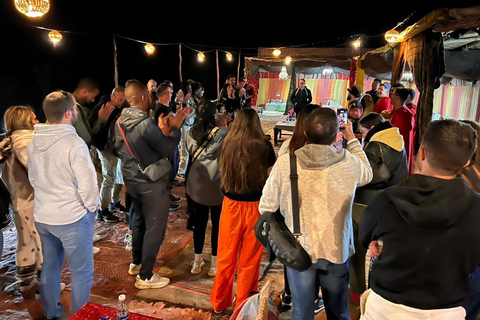 Marrakesh: Desert Sunset with Dinner and Show Marrakesh: Desert Sunset Camel ride with Dinner and Show