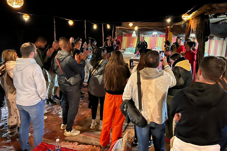 Marrakesh: Desert Sunset with Dinner and Show Marrakesh: Desert Sunset Camel ride with Dinner and Show